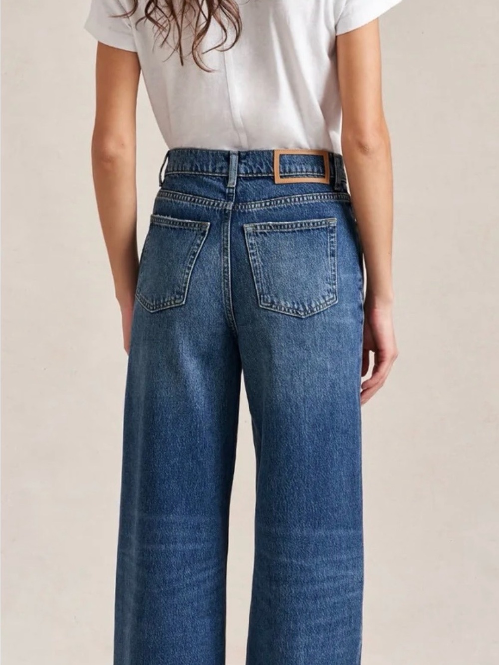 LA LIGNE NEW YORK ISADORA Wide legs denim jeans size 34